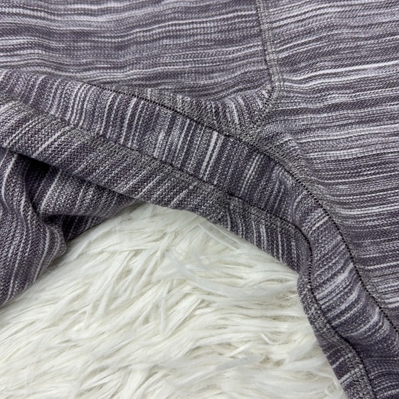 Lululemon Align Crop *21" Mini Space Dye Herringbone Jacquard Heathered Black - Picture 3 of 7